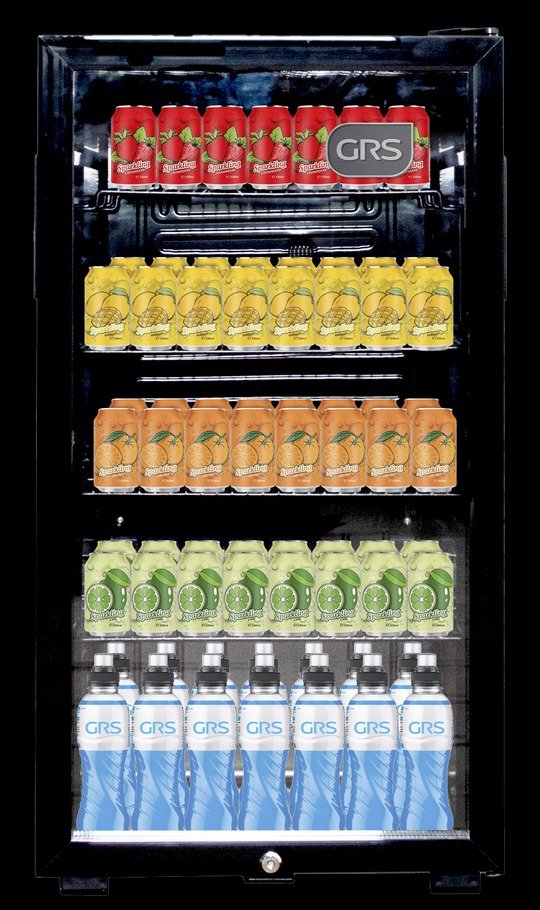 GLS100ST Vitrina Refrigerada Vertical 3.5 pies³ | Modelo GLS 100ST