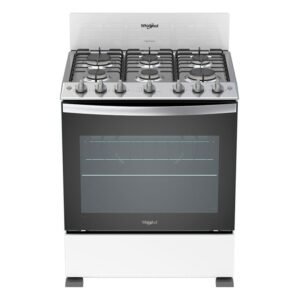 Estufa Whirlpool al Piso 30″ 6 quemadores LWFR3100Q Blanco