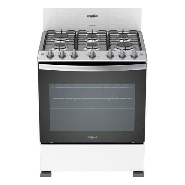 Estufa Whirlpool al Piso 30″ 6 quemadores LWFR3100Q Blanco