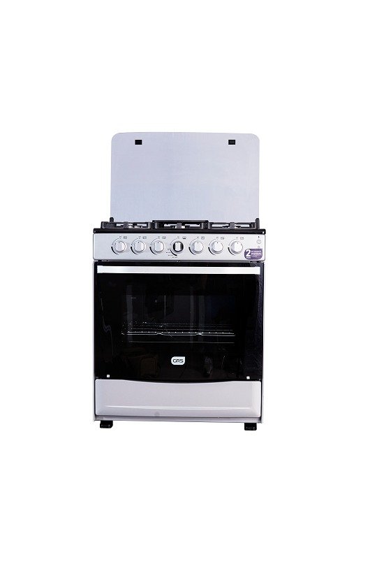 Cocina GRS 6 quemadores color silver