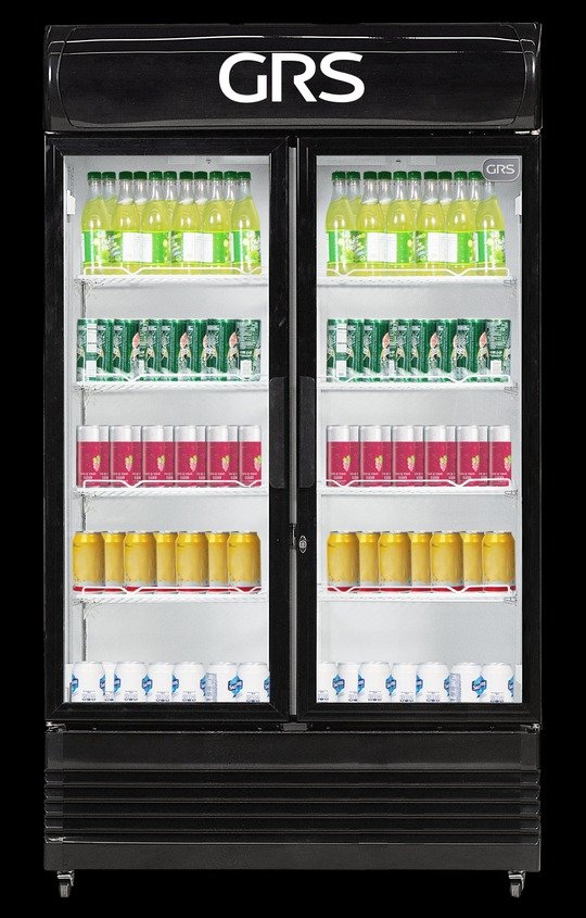 Vitrina refrigerada GRS de 25 pies cúbicos