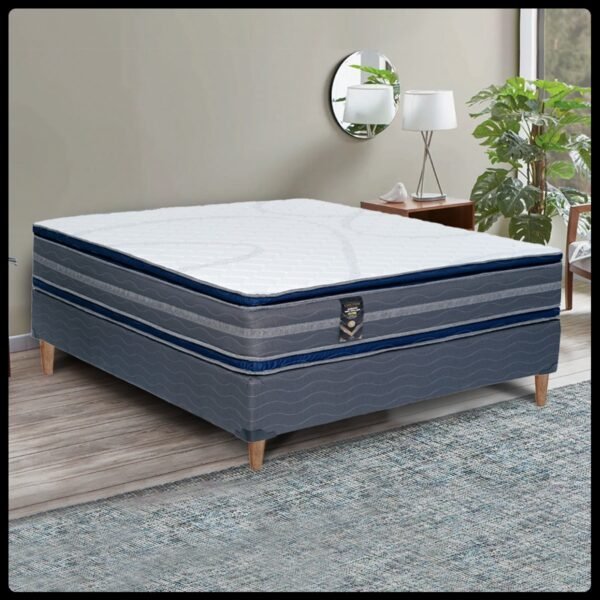 Cama aurora doble pillow top riposo