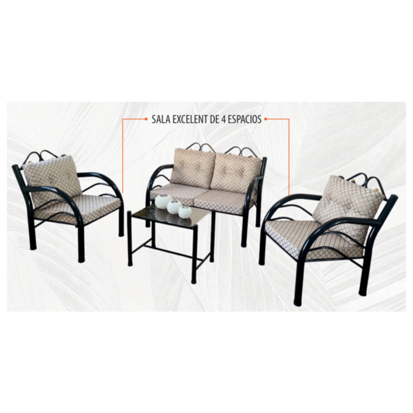 Sala excelent de 4 espacios