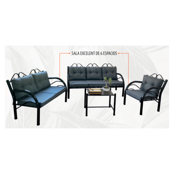 Sala excelent de 6 espacios