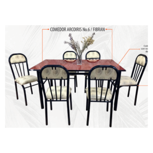 comedor arcoiris no 6 fibran beige Comedor arcoiris no 6 fibran beige