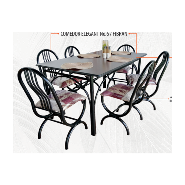 Comedor elegant no 6 fibran