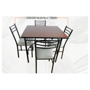 Comedor milan n4 fibran