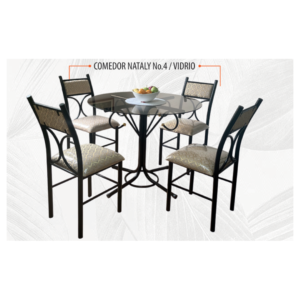 Comedor nataly n4 vidrio