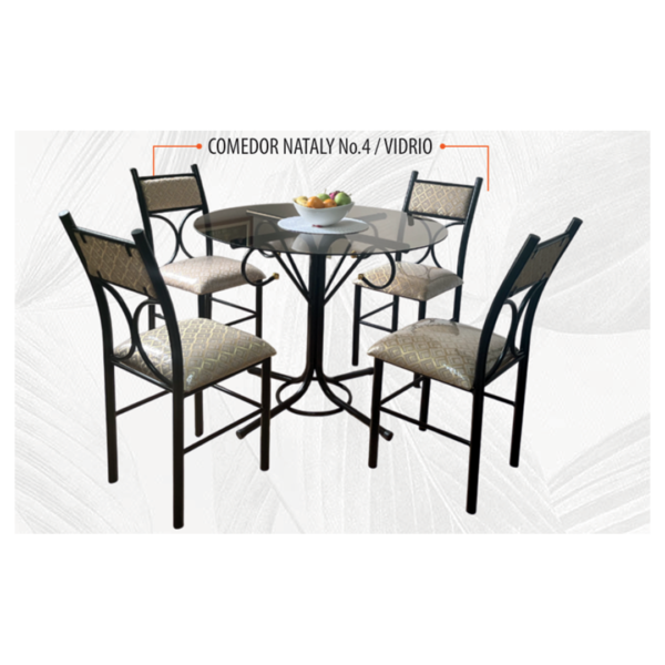 Comedor nataly n4 vidrio