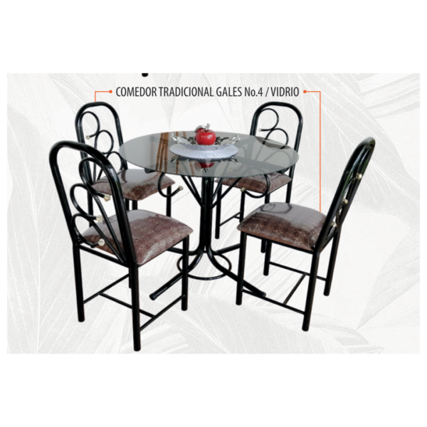 Comedor tradicional gales n4 vidrio