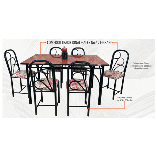 Comedor tradicional gales n6 fibran