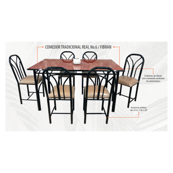 Comedor tradicional real n6 fibran