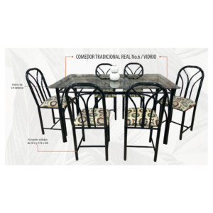 comedor tradicional real n6 vidrio Comedor tradicional real n6 vidrio