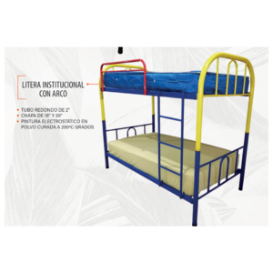 litera institucional con arco Litera institucional con arco