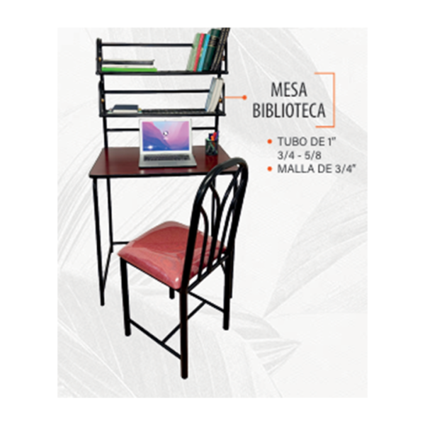 Mesa biblioteca magitubos