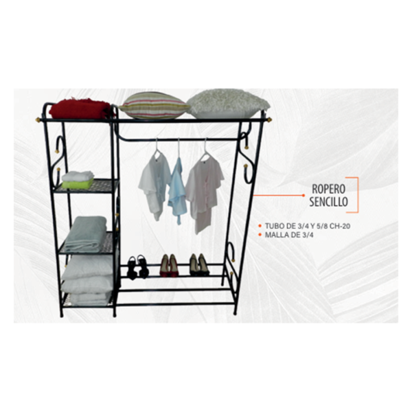 ropero sencillo magitubos